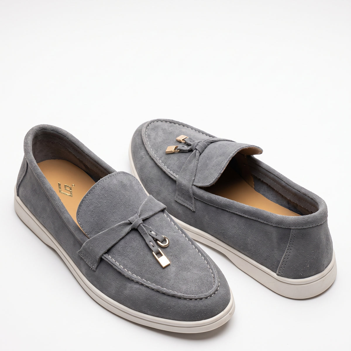 Summer Charms Walk Loafers Genuine Leather Flats