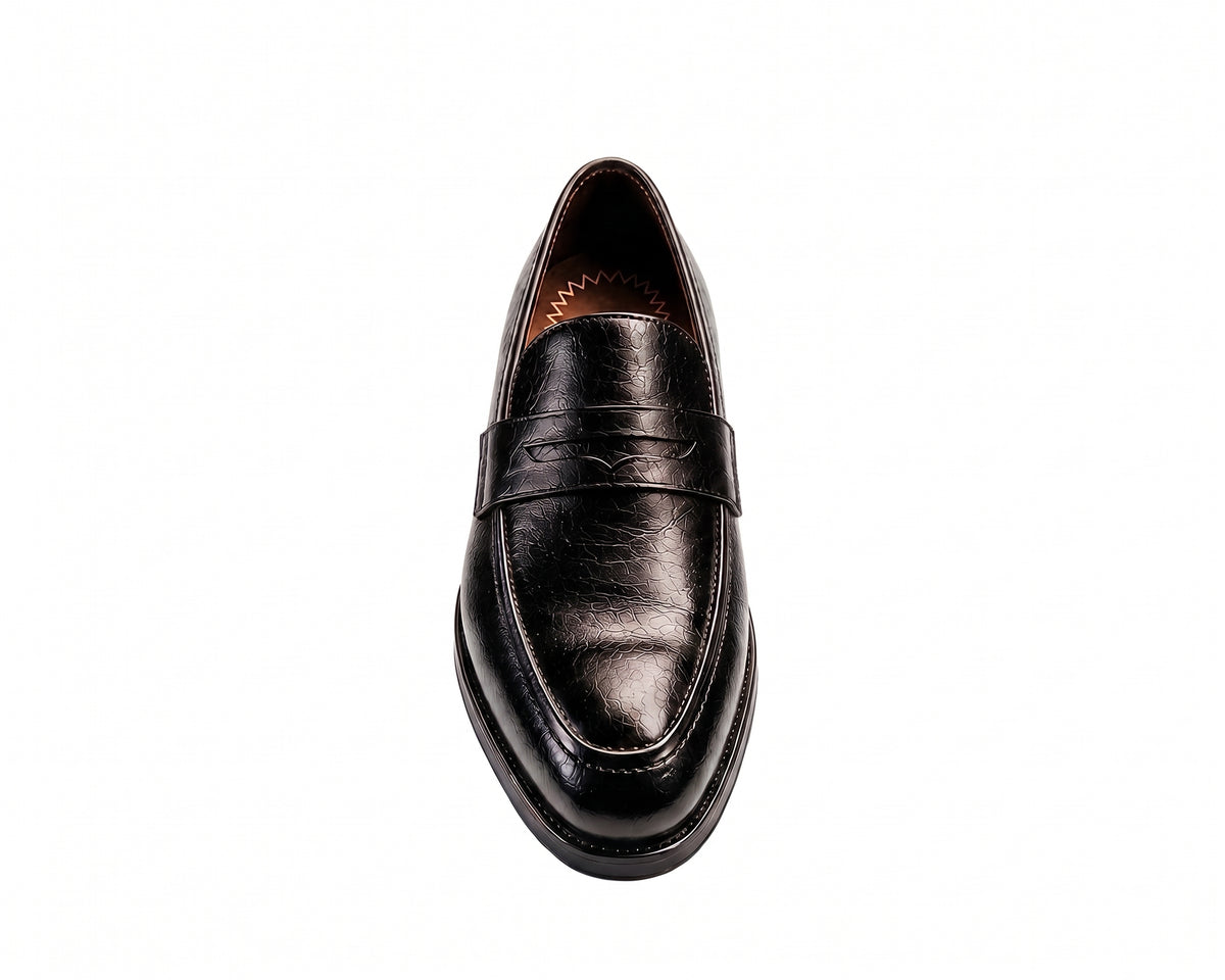 Classic Black Penny Loafers