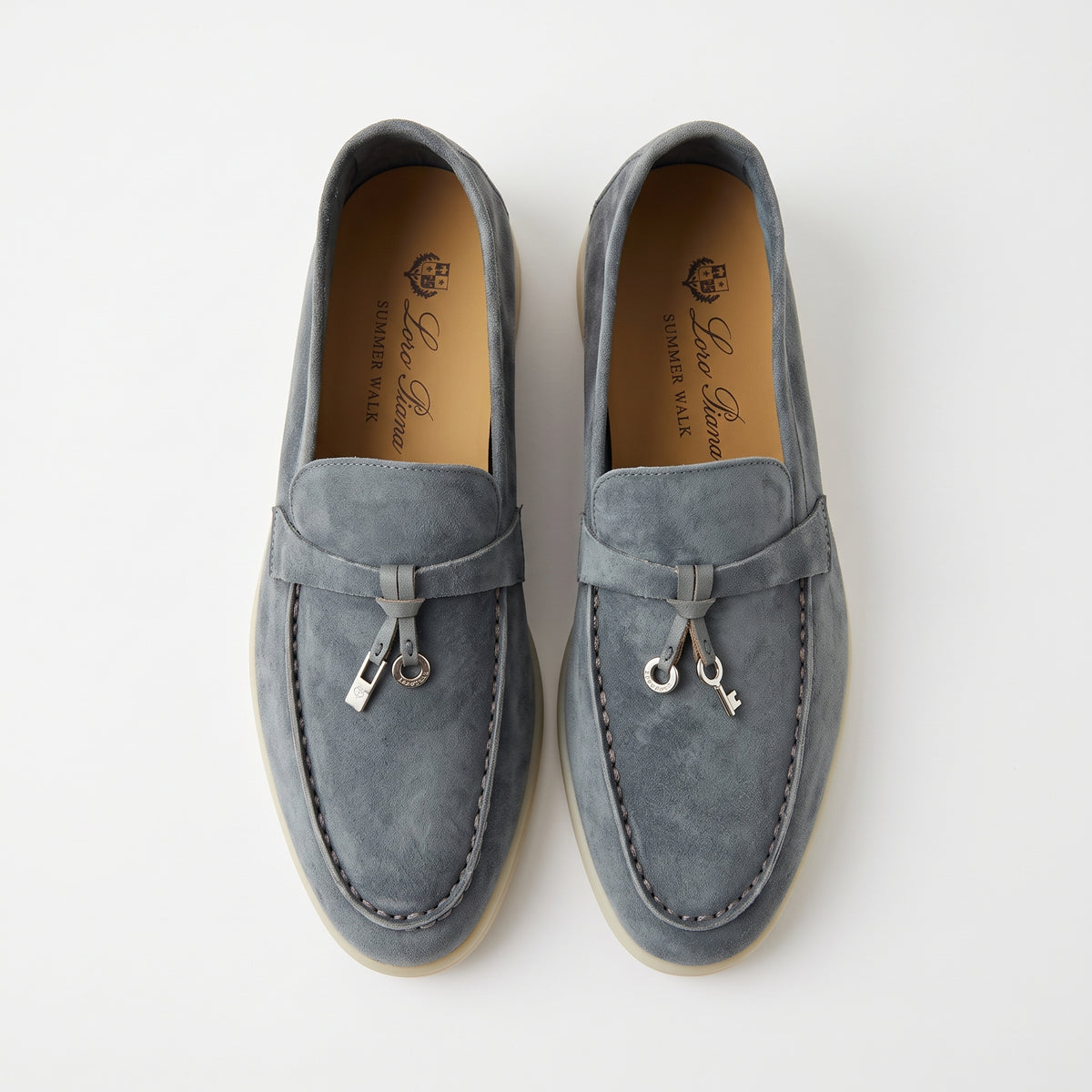 Summer Charms Walk Loafers Genuine Leather Flats