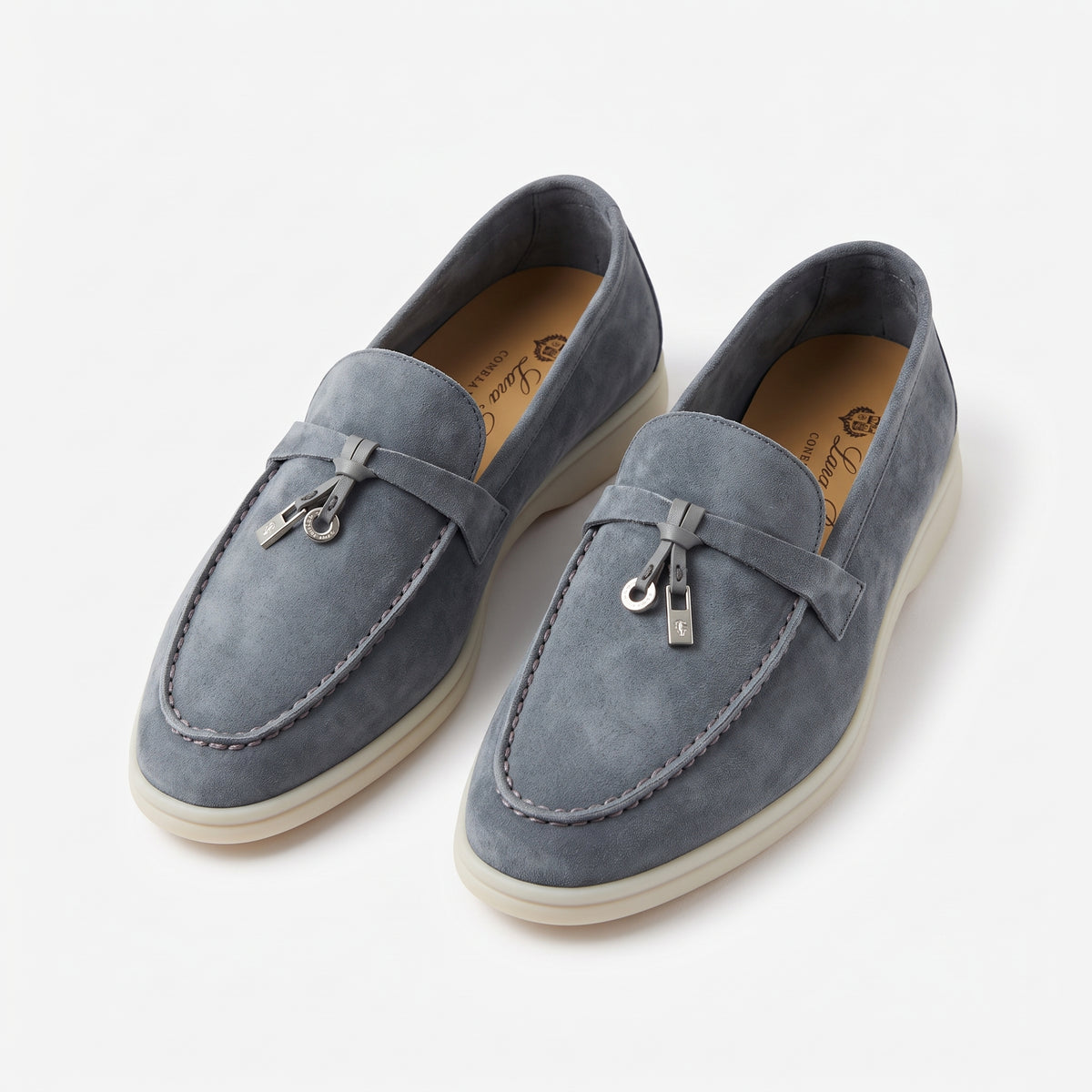Summer Charms Walk Loafers Genuine Leather Flats
