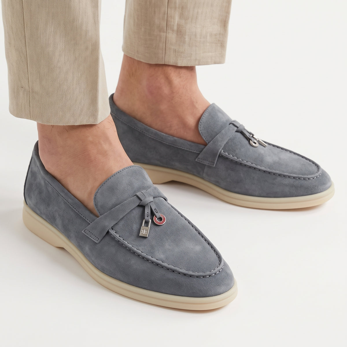 Summer Charms Walk Loafers Genuine Leather Flats