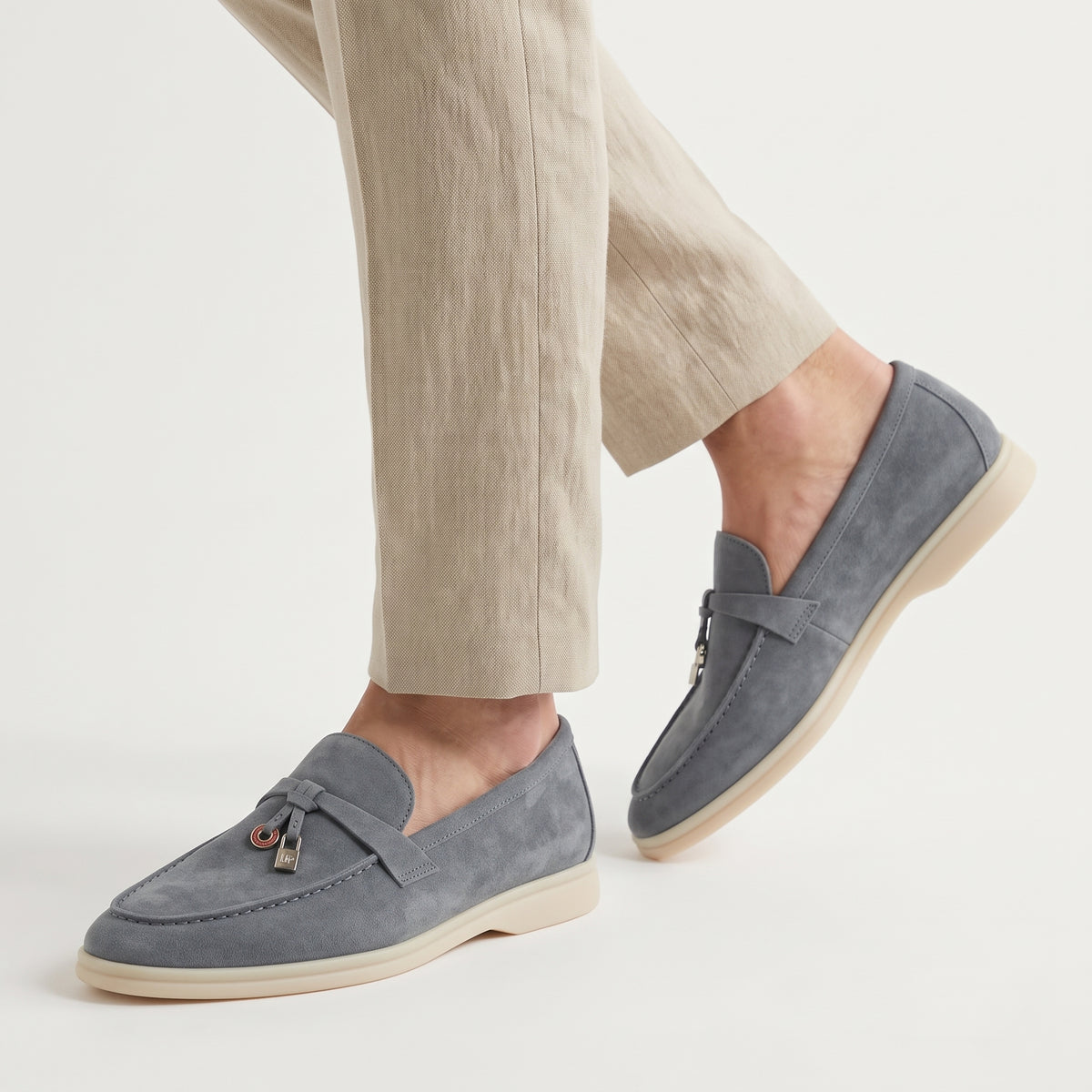 Summer Charms Walk Loafers Genuine Leather Flats